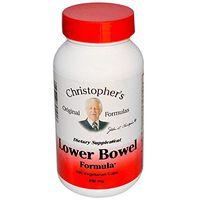 Dr. Christophers Original Formula Lower Bowel, 100 Capsules (5 pack)