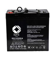 12V 55Ah Rhino SLA-55-12 Group 22NF Wheelchair Replacement Battery (i4 Terminal) SPS Brand