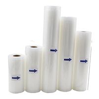 Vacuum Sealer Rolls,Reusable Food Saver Bag Kitchen Fresh-Keeping Storage Bags,Size 4.72'/5.9'/7.87'/9.84'/11.02' X 196.85' (XXL-28x500cm/11.02x196.85"inch)