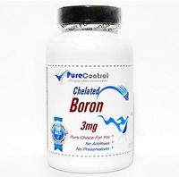 Chelated Boron 3mg // 200 Capsules // Pure // by PureControl Supplements
