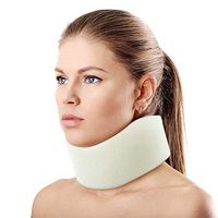 ORTONYX 3.5" Ergonomic Cervical Collar/Neck Support Brace / ACNS03 Light Beige Large