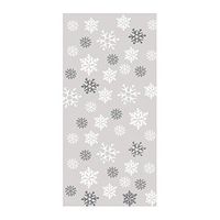 Christmas Snowflake Large Cello Bags - 20 Pack