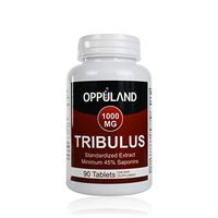 Oppuland Tribulus 1000mg Testosterone Booster Supplement, (Minimum 45% Saponins) 90 Tablets