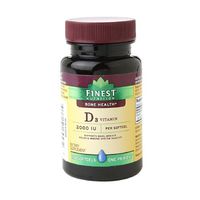 Finest Nutrition Vitamin D3 2000 IU, 150 Softgels