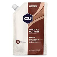 GU Energy Original Sports Nutrition Energy Gel, 15-Serving Pouch, Chocolate Outrage