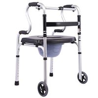 YUWJ Portable Bedside Commode Best Potty Chair,Extra Wide 3 in 1 Toilet Chair,Weight Loss Surgery for Adults,Handicap Toilet Seat with Handles and Wheel