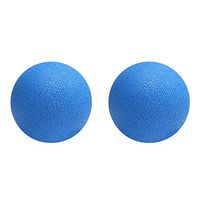 Single Yoga Massage Ball,Solid Hardness,Fitness Therapy Gym Relaxing Exercise,Trigger Point Massage for Fascia,Thoracic Spine,Upper Back, Neck, Scapula, Muscle Tension Release (2-Pack)