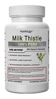 Superior Labs Milk Thistle NonGMO - 80% Silymarin Flavonoids - Powerful Formula for Healthy Liver, Kidney, Detox and Function, Energy - 250mg 4:1 Extract Yielding 1,000mg, 120 Vegetable Caps