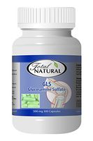 GLS Glucosamine Sulfate 500mg 300 Count Bottle of Capsules [1 Bottle] by Total Natural, Safe and Natural Join Support Health Supplement for Men and Women, GMP Premium Ingredients