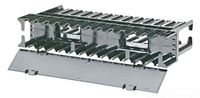 Panduit NCMH2 Horizontal Cable Manager, Black, 2 RU, Black