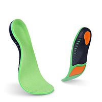 Pain Relief Inserts Shock Absorption Sports Insoles Arch Support Orthotic Insoles Plantar Fasciitis Arch Pain Flat Feet High Arch Orthotic Insoles for Men & Women & Kids (1 Pair) (XL Size Men 12-13)