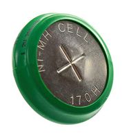 Exell Button Rechargable Battery EBC-573-0 1.2V NiMH Flat Top use with electric razors toothbrushes high power static applications (Telecoms UPS and Smart grid) electric tools electric mopeds