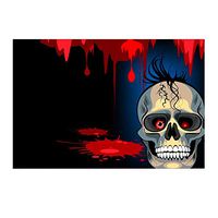 Willsa Halloween Backdrops 5x3FT Lantern Background Photography Studio Decoration