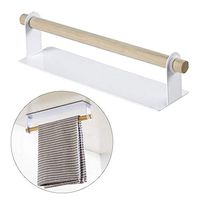 Meiyum Wall Mount Paper Towel Holder, Roll Paper Holder with Adhesive, Wall Mounted & No Drilling for Home Kitchen, Easy Tear