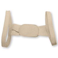 LifeShop Chest Belt Back Brace Discreet Treatment Posture Gripping For Men and Women - Nude