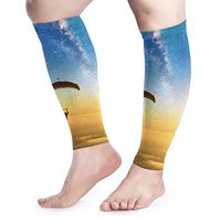 DSFGG Sports Calf Sleevess -Skydiving Premium Support Leg Socks Flexible Breathable Leg Skin Protector Sleeve Fit for Running, Cycling, Travel