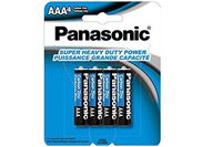 Panasonic 4330209430 96 X AAA Heavy Duty Batteries (24 Cards of 4), Black (Pack of 24)