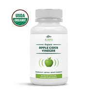 Organic Apple Cider Vinegar Capsules - Pure and Raw ACV Pills for Natural Weight Loss, Detox, Cleanse, Boost Immune System - Keto Friendly Supplement