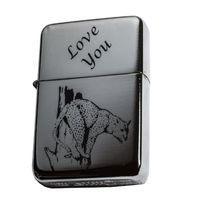 Lighter - Love you Cheetah High Polish Chrome - Star Int. Inc Brand