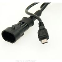 Ultimate Addons Micro USB Connector for The Addons Waterproof Motorcycle Hard Wire Battery Cable (SKU 9811)