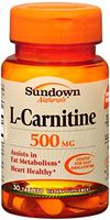 Sundown L-Carnitine 500 mg Tablets 30 Tablets (Pack of 3)