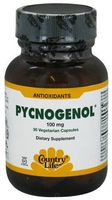 Country Life - Pycnogenol, 100 mg, 30 capsules [Health and Beauty] by Country Life