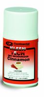 Continental 1187 Cinnamon 7 Oz. Kleen Tech Metered Aerosol Air Freshener Can (Case of 12)