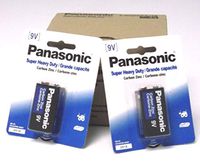 1 Pack Panasonic Super Heavy Duty 9V Batteries Retail Packaging (Renewed)