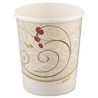 Solo Cup H4325SYM Flexstyle Double Poly Paper Containers44; 32 oz. Symphony Design