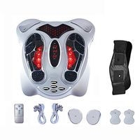 JERKEY Foot Massage Machine, Low Frequency Health Physiotherapy Instrument bioelectric Physiotherapy Instrument Foot Massager Foot Home Massage Therapy for Neuropathy Pain Relief