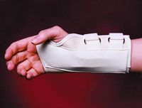 Scott Specialties Canvas Cock-Up Wrist Splint - Left, Large 6" Length - Model 3957L-XLG - Each