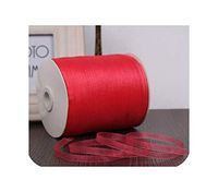 (10 Meters/Lot) 1/4''(6Mm) Organza Ribbons Wedding Christmas Birthday Party Decoration Gift Wrapping Ribbons,Watermelon
