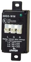 Leviton 3800-WM 120 Volt AC, 2P, 3 Wire, Equipment Cabinet SPD Surge Protective Device, Wired-In Module