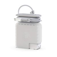 Travel Cord Organizer Compatible with Apple Macbook Charger, Protective Case for Magsafe USB C Power Adapter 61W 65W Mac Charging Cable Management Cord Winder Mac Accessories 13 Inch (13'')