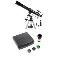 Celestron PowerSeeker 80EQ Telescope with Mars Observing Telescope Accessory Kit/Deluxe kits and Eyepiece Filter