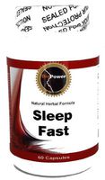 Sleep Fast - # - 60 Capsules Herbal Powerful Relaxant and Sleep Promoter w/ GABA, Valerian Root, Skullcap, Chamomile, Passion Flower, Magnolia Barc