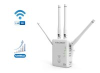 GALAWAY 1200Mbps WiFi Range Extender 2.4GHz and 5GHz Signal Extenders Internet Booster 360 Degree WiFi Booster Signal Amplifier with 4 Antennas