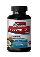 Weight Loss Pills for Women - Coconut Oil 3000MG Extra Virgin - Coconut Oil Pills - 1 Bottle (60 Softgels)