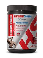 Muscle Pump Supplements - PRE & Post Workout - GLUTAMINE Powder 5000MG - glutamine 5000mg Powder - 1 Can 300 Grams