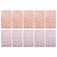 Yardwe 25pcs Resealable Cellophane Bags Self Adhesive Treat Bag Sealing Treat Bags Party Favor Bags Heart-Shaped Candy Bags for Dessert, Party Treats, Bakery, Candle, Soap