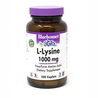 Bluebonnet L-Lysine 1000 mg Caplets, 100 Count