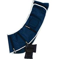 Fun and Function's Fidget Keeper Weighted Sash Ideal for Children & Adults with ADHD, Sensory Integration Disorder or Autism - Has 6 Zippered Pockets - 40"L x 6.75"W, Three 1/2 lb Weights Included