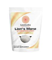 Samsara Lions Mane Mushroom Extract Powder (2oz/57g) - Nootropic Supplement Powder, Promote Mental and Bodily Wellbeing - Enjoy Better Quality of Life, Boost Your Focus - Hericium Erinaceus Powder
