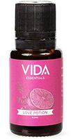 Love Potion Essential Oil Blend, 15 ml (0.5 fl oz), 100% Pure, Best Therapeutic Grade. Aromatherapy. Rosewood, Patchouli, Geranium, May Chang, Orange, Muhuhu, Petigrain, Ylang Ylang. VIDA Essentials.