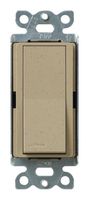 Lutron Claro On/Off Switch, 15 Amp, 3-Way, SC-3PS-MS, Mocha Stone