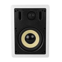 Saga Elite 6.5" 2-Way High Performance in-Wall Speaker w/Back Can (Pair)