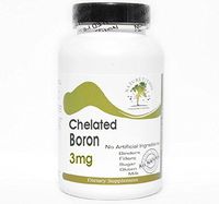 Chelated Boron 3mg ~ 100 Capsules - No Additives ~ Naturetition Supplements