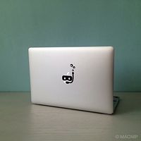 Snorkelling Vinyl Decal Sticker Air Pro Mac Laptop Size 11" 13" 15" 17"