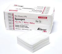 PRO ADVANTAGE® NON-WOVEN GAUZE SPONGES - Non-Woven Gauze Sponge, 4" x 4", Non-Sterile, 4-Ply, 200/slv, 10 slv/cs