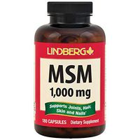 Lindberg MSM 1,000 Mg - for Healthy Joints, Hair, Skin and Nails* (180 Capsules)